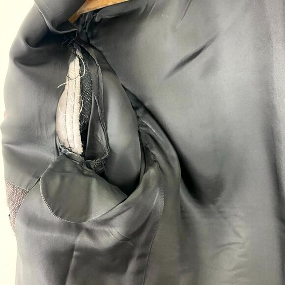 Indochino Men's Blazer Suit Jacket Size 41 Brown Wool Single-Breasted 2 Button - Picture 4 of 16